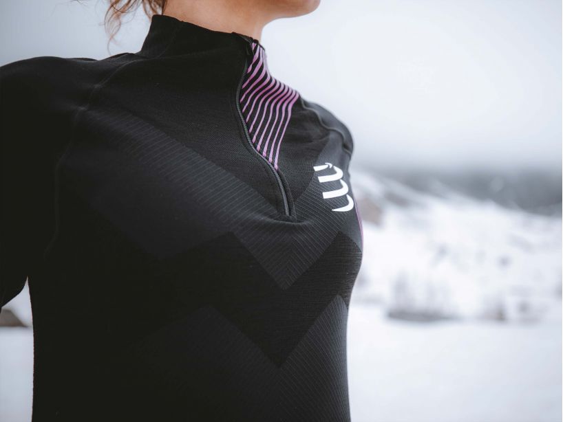 WINTER TRAIL POSTURAL LS TOP W - BLACK